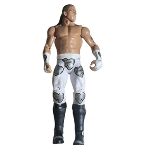 Figura de acción juguete Mattel WWE 2010 Shawn Michaels HBK medias blancas posable 7" - Imagen 1 de 5