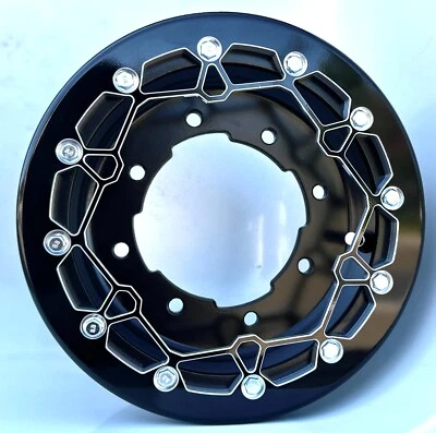 Banshee Warrior 350 Rear Wheels Beadlock 10x8 3+5 Crusher Alba OEM Matte BB - Image 1 of 4