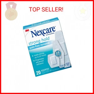 Nexcare Strong Hold Pain Free Removal Bandages, Assorted, 20 count - Picture 1 of 2