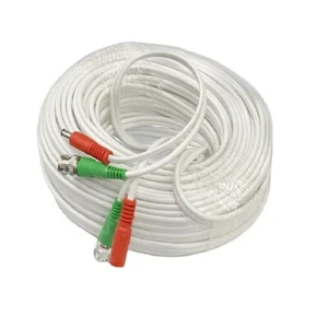 100ft (30m) Premium 4K/8K RG59/Power Cables for Lorex Fusion D881-2OP BNC DVR - Picture 1 of 8