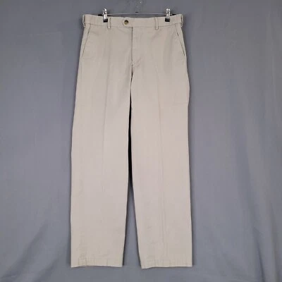 Мужские штаны Saddlebred Chino со средней посадкой регулируемая талия желтовато-коричневые размер 34 x 32 - Изображение 1 из 4