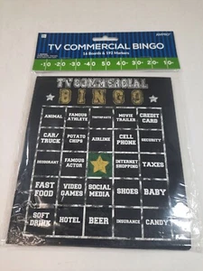 Rare TV Commercial Bingo Game Football Super Bowl Party Game - Picture 1 of 5