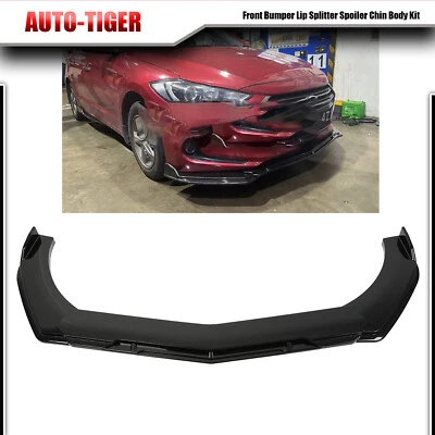 Kit de carrocería de alerón divisor de labios parachoques delantero para Hyundai Elantra 2000-2023 Foto 1 de 4