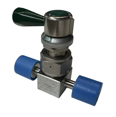 Nupro SS-DLV51 Stainless Steel Hi Pressure Diaphragm Sealed Valve 1/4" Female - Image 1 of 2