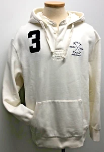 SUDADERA CON CAPUCHA RALPH LAUREN POLO MALET RLPC #3 BLANCO MARFIL TALLA 2XL - Imagen 1 de 7