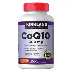 Kirkland Signature CoQ10 300 mg 100 softgel potenza massima scadenza: 26/05 - Foto 1 di 3