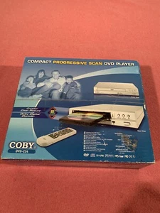 DVD Player Neu im Karton Coby DVD 224 kompakter progressiver Scan mit Fernbedienung. Versiegelte Verpackung Neu - Bild 1 von 7