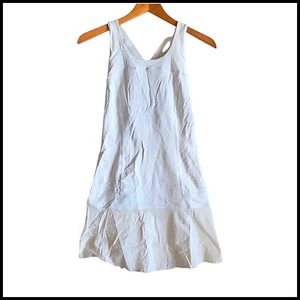 Lululemon Tennis Dress Cross Back Athletic Workout White Size 6 Hot Hitter - Picture 1 of 12