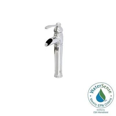 Grifo de baño Belle Forte de un solo orificio de 1 manija de arco alto # CP-WH81214L Foto 1 de 4