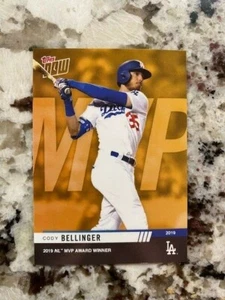 2019 TOPPS NOW BONUS NL MVP CARD DODGERS CODY BELLINGER #AWB-12 2019 CORRECT - Picture 1 of 1