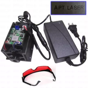 TTL & Analógico 450nm 445nm 14W 14000mW Módulo láser azul enfocable grabado metal - Imagen 1 de 12