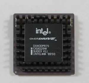 Sockel 1 Prozessor - Intel OverDrive DX4ODPR75 - SU003 - SELTEN - AS-IS - Bild 1 von 2