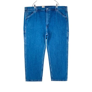 Jean Ouvrier Levi's Hommes Bleu Détendu Coupe Droite 568 W50 L34 - Photo 1/12