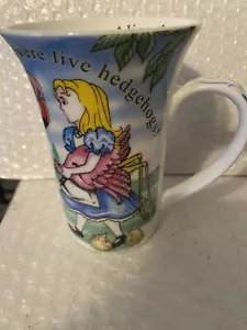 Alice in Wonderland Mug Cafe Paul Cardew 2010 Red Queen Croquet Hedgehogs Cup - Picture 1 of 10
