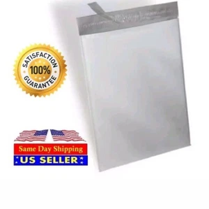 20) Poly Mailers Bianco Autosigillante Resistente agli Strappi 2,5 MIL 6x9 SPEDIZIONE VELOCE IN GIORNATA - Foto 1 di 3