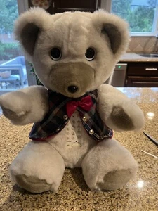 Teleconcepts 1986 Beige Plush Bear Telephone Ex Condition - Picture 1 of 7