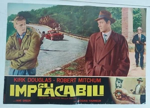 50650 Fotoumschlag Film 33 - Die unerbittlichen Kirk Douglas Robert Mitchum Jane Greer - Bild 1 von 3