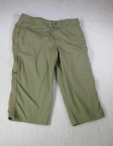 DANSKIN NOW WOMEN'S Green CAPRIS PANTS SIZE 12/14 - Picture 1 of 11