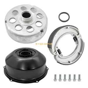 Rear Brake Drum Cover Hub Shoes for Honda Fourtrax 300 TRX300 TRX300FW 1988-2000 - Foto 1 di 18