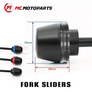 CNC Aluminum Front Fork Axle Slider For Kawasaki Z1000 Z750 ZX6RR Versys - Picture 1 of 7