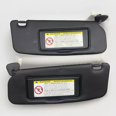 2006 2007 2008 2009 2010 LEXUS SC430 PARASOL DERECHO E IZQUIERDO CONJUNTO PAR NEGRO OEM Foto 1 de 4