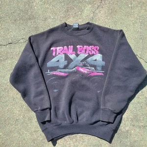 Vintage Trail Boss 4x4 Polaris Size M made In USA Rare Sweater - Picture 1 of 3