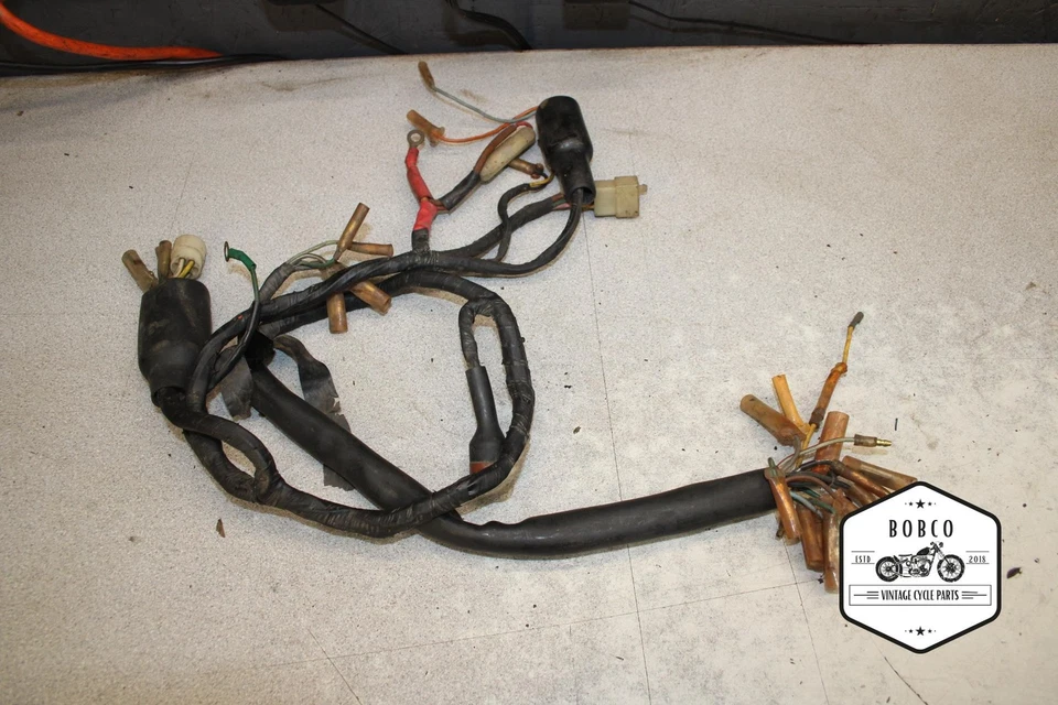 Honda CB450 1972 motor principal arnés de cableado motor telar de cable K15-2809 ABW Foto 1 de 4