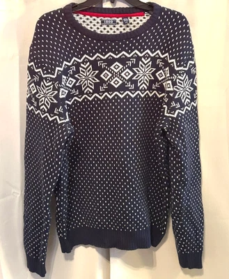 Suéter de Navidad Izod para Hombres Talla XL Nordic Fair Isle Tejido Abuelo Preppy 17194x Foto 1 de 4