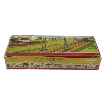 Plasticville Signal Bridge O & S Ga 1403-79 Kit w/ Box Model Train Railroad RR - Image 1 of 4