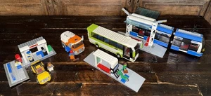 LEGO 8404 CITY Stazione Trasporto Pubblico 98% Completo - Senza Scatola No Manuale LEGGI - Foto 1 di 17