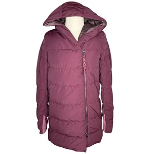 Chaqueta LULULEMON Puffy Blankey Burdeos Drama Borgoña Púrpura Plumón Abrigo Talla 4 - Imagen 1 de 10