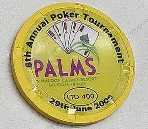 2006 PALMS LAS VEGAS 8th CC>CC Poker Tour DAVID SPRAGG MARLOW CASINO CHIP - Picture 1 of 6