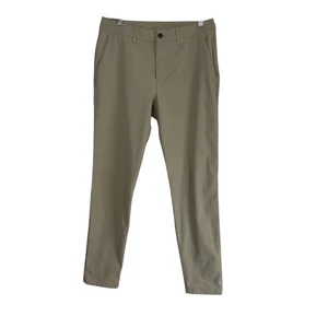 Lululemon Commission Pants Mens 30 Beige Cream Classic Fit Stretch Comfort Golf - Picture 1 of 20
