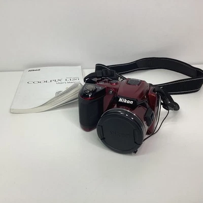 Nikon Coolpix L120 Digital Compact Camera w/ Manual - Working (E2) W#640 - Image 1 of 4
