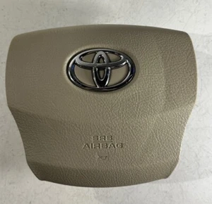 2005-2012 TOYOTA AVALON LEFT DRIVER SIDE STEERING WHEEL AIRBAG TAN OEM - Picture 1 of 6