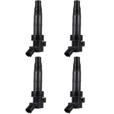 Set of 4 Ignition Coils Fits 2013-2015 Hyundai Santa Fe Sport L4 2.0L - Image 1 of 4