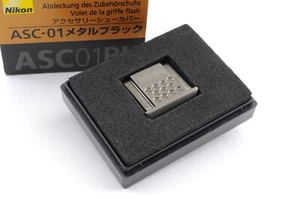 Nikon Accessory Shoe Cover ASC01BK ASC0-1 Metal Black  [MINT] From JPN #1526A - Picture 1 of 24