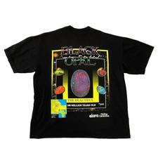 NEW! ONLINE CERAMICS “Black Opal” LARGE, UNCUT GEMS, X A24,  Black T-Shirt