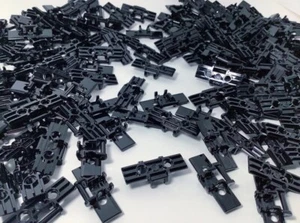 New LEGO BULK LOT 55 BLACK TECHNIC LINK TREAD WIDE 2 PIN HOLES 57518 - Picture 1 of 4