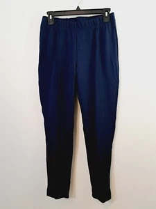 Lilly Pulitzer Women's Blue Stretch Jersey Knit Pants In Size Large - Picture 1 of 5