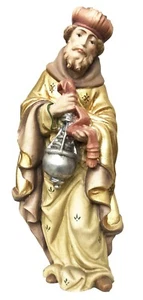Figura De Belén Reyes Magos Melchor H 14 Cm Colección Matteo Figura De Madera - Imagen 1 de 6