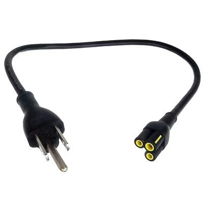 USA-Netzkabel (Netzstecker auf Mickeymouse-Buchse C5) 50cm - Bild 1 von 2