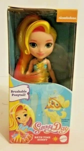 Muñeca Nickelodeon Sunny Day Bath Time 6" nueva con cola de caballo cepillable Mattel - Imagen 1 de 3