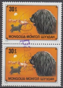 Specimen, Mongolia Sc1030 Dog, Puli, Pair - Picture 1 of 1