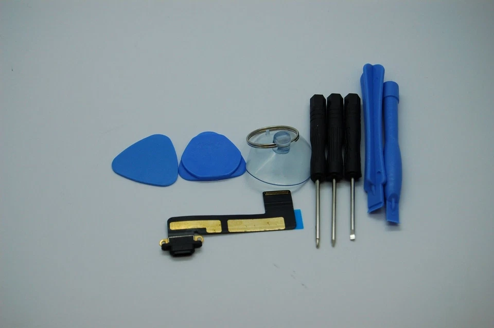 iPad Mini Schwarz Ladeanschluss, Dock-Anschluss + Werkzeuge Bündel - Bild 1 von 1