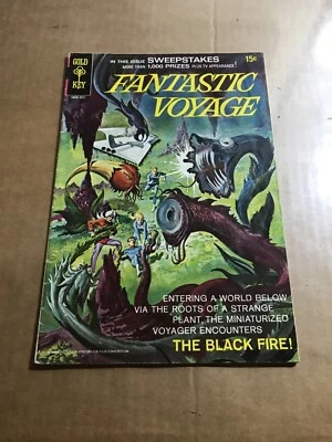 FANTASTIC VOYAGE #2 Gold key TOOT SWEET BACK COVER VARIANT 1969 7..5 - Image 1 of 3