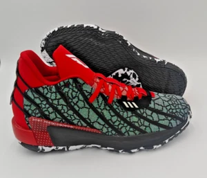 adidas Dame 7 Sample Size 12.5 Basketball Shoes Red Black Iridescent GZ8373 - Picture 1 of 7