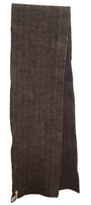 Gap Rectangle Scarf Unisex Grey Gray Merino Wool Vintage 58 X 8 s13