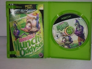 XBOX ODDWORLD MUNCH'S ODDYSEE REFRESHINGLY TWISTED Video Game 2001 - Picture 1 of 3