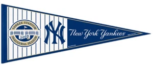 2009 New York Yankees Inaugural Season MLB 12 X 30 Wincraft Felt Pennant - Picture 1 of 1